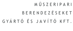 Műszeripari  berendezéseket  gyártó és javító Kft.